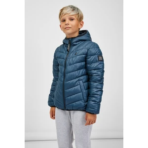 Blue quilted jacket for boys SAM 73 Kyain