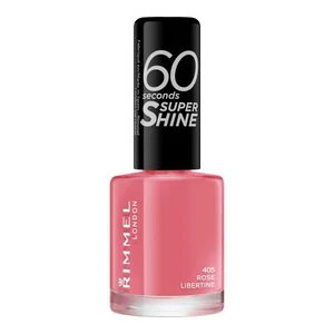 Rimmel 60 Seconds Super Shine lak na nechty odtieň 405 Rose Libertine 8 ml