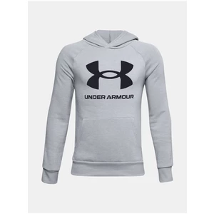 Under Armour Mikina RIVAL FLEECE HOODIE-GRY