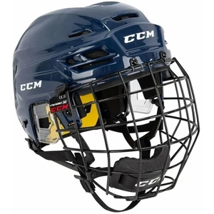 CCM Tacks 210 Combo Helmet SR Navy L
