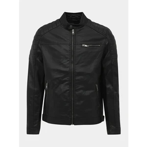 Jack&Jones Pánská bunda JJEROCKY 12147218 Black L