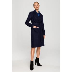 Płaszcz damski Made Of Emotion Made_Of_Emotion_Coat_M708_Navy_Blue