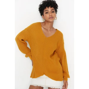 Trendyol Sweater - Yellow - Regular fit