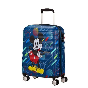 American Tourister Kabinový cestovní kufr Wavebreaker Disney Spinner 36 l - matná modrá