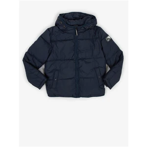 Dark Blue Boys' Quilted Jacket with Hood Tom Tailor - Boys