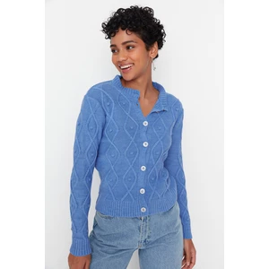 Trendyol Cardigan - Blue - Regular fit