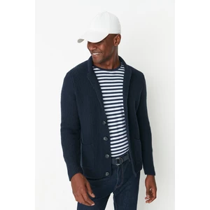 Trendyol Cardigan - Navy blue - Slim fit