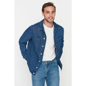 Trendyol Jacket - Blue - Regular fit