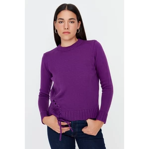 Trendyol Sweater - Purple - Regular fit