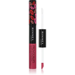 Rimmel Provocalips dlouhotrvající dvoufázová barva a lesk na rty odstín 210 Flirty Fling 7 ml