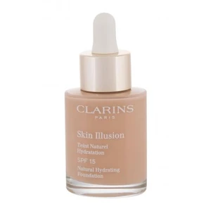 Clarins Skin Illusion Natural Hydrating Foundation rozjasňujúci hydratačný make-up SPF 15 odtieň 107 Beige 30 ml