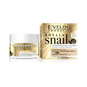 Eveline Cosmetics Royal Snail vyhladzujúci denný a nočný krém 30+ 50 ml