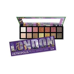 Rude Cosmetics Metropolis London paletka očných tieňov 15 g