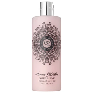 Vivian Gray Aroma Selection Lotus & Rose sprchový a koupelový gel 500 ml