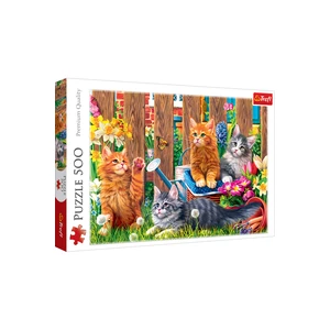 Trefl Puzzle Koťata v zahradě / 500 dílků [Puzzle]
