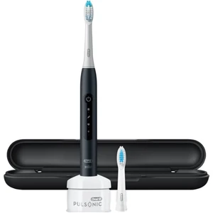 Oral B Pulsonic Slim Luxe 4500 Matte Black Travel Edition sonický zubní kartáček 4500