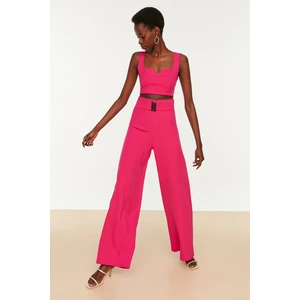 Trendyol Fuchsia Belted Trousers