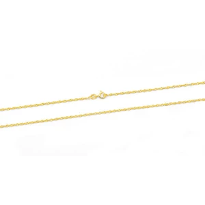 Beneto Exclusive Pôvabný zlatú retiazku Lambáda AUS0006-G 42 cm