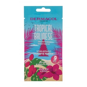 Dermacol Tropical Balinese vyhladzujúca textilná maska