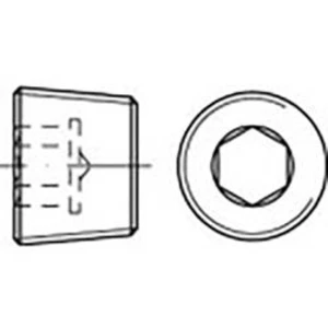 Záverné skrutky TOOLCRAFT TO-6855789, N/A, M38, ocel, 10 ks