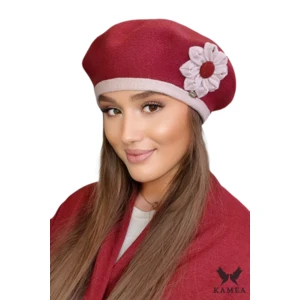 Dámský baret Kamea Kamea_Beret_K.22.013.15_Claret