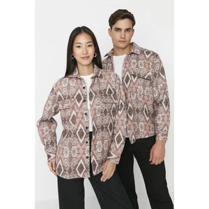 Trendyol Shirt - Brown - Regular fit