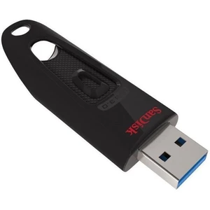 USB flash disk SanDisk Ultra 64GB (SDCZ48-064G-U46) čierny USB flashdisk • kapacita 64 GB • rozhraní USB 3.0 a nižší • rychlost čtení 100 MB/s • výsuv