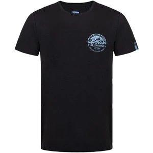 Men's T-shirt LOAP ALDON Black/Light blue