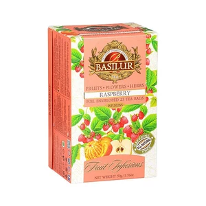 BASILUR Fruit Raspberry ovocný čaj 25 vrecúšok
