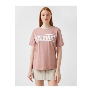 Koton T-Shirt - Pink - Regular fit