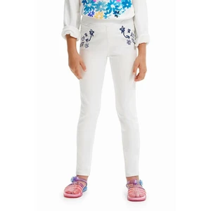 Desigual Verd Jeans dětské Bílá