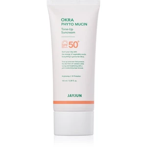 Jayjun Okra Phyto Mucin tónovací ochranný krém SPF 50+ 100 ml