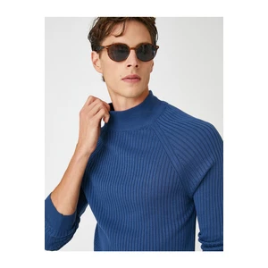 Koton Sweater - Dark blue - Relaxed fit