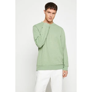 Koton Basic Melange Sweater Knitwear Crew Neck Long Sleeved.