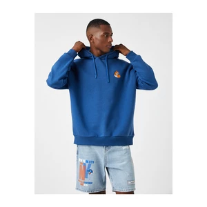 Koton Sweatshirt - Blue - Relaxed fit