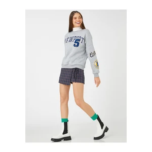 Koton College Sweatshirt Crew Neck Printed Long Sleeve