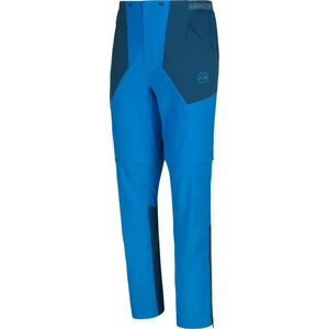 La Sportiva Pantalones para exteriores Rowan Zip-Off Pant M Electric Blue/Storm Blue L