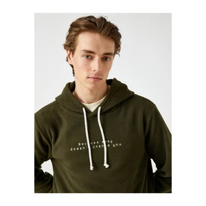 Koton Sweatshirt - Khaki - Regular fit