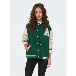 Beige-Green Women's Bomber ONLY Silja - Women