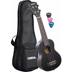 Cascha HH 2262L Ukulele soprano Black