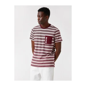 Koton Striped Pocket T-Shirt