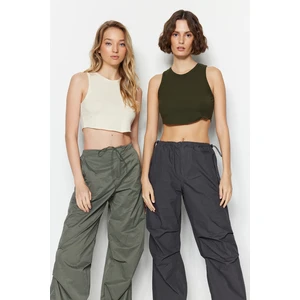 Trendyol Camisole - Khaki - Slim fit