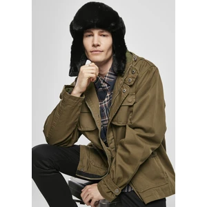 Nylon Cap Trapper Black