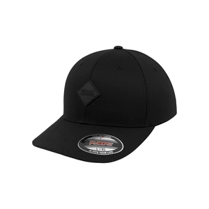 Patch Flexfit Synthetic leather cap blk/blk
