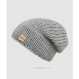 Merino čepice WOOX Meri Grey Beanie