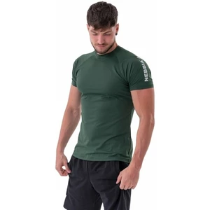 Nebbia Sporty Fit T-Shirt Essentials Dark Green 2XL Fitness koszulka