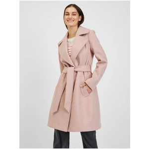 Orsay Pink Women's Winter Coat with Strap - Women