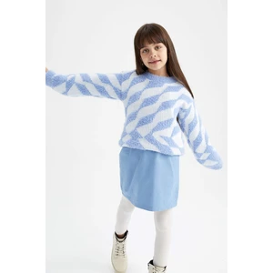 DEFACTO Girl Regular Fit Crew Neck Pullover
