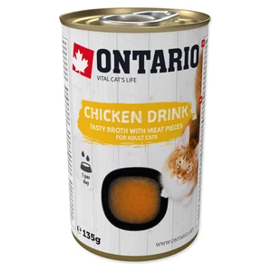 Nápoj Ontario Cat Drink Chicken 135g