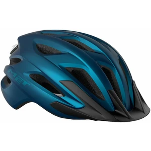 MET Crossover Blue Metallic/Matt M (52-59 cm) Casco de bicicleta